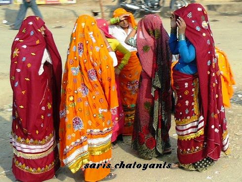 29 saris chatoyants