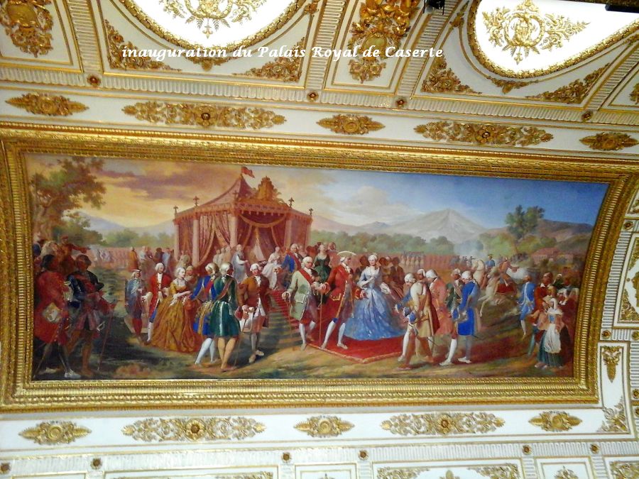 06 plafond inauguration palais royal de Caserte